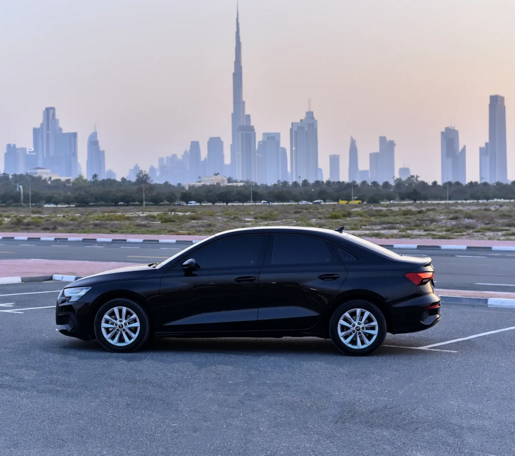 Audi A3 hire Dubai offering comfort, style, and great performance