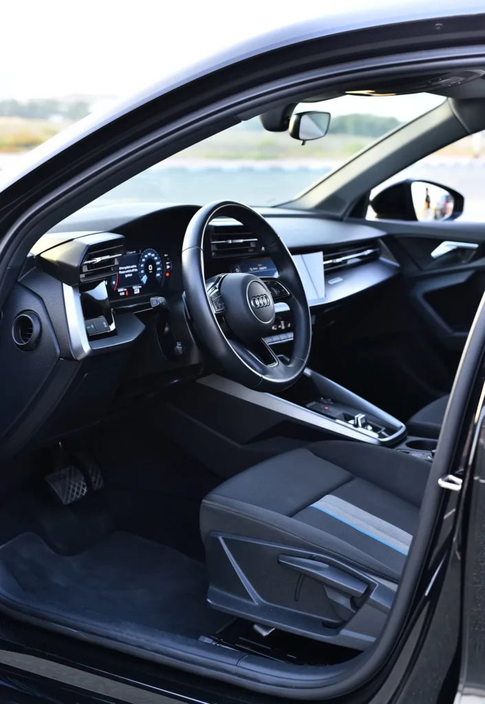 Rent Audi A3 in Dubai for luxury interiors and smooth highway drives