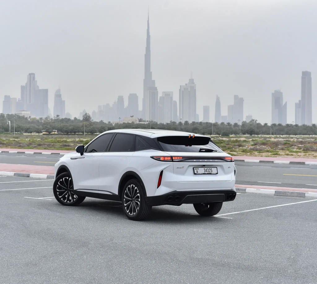 Hire Exeed RX in Dubai – Stylish SUV for Family Trips