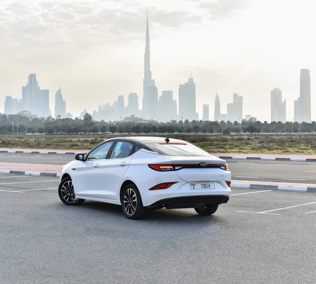 Jac J7 hire Dubai offering fuel efficiency and sleek style