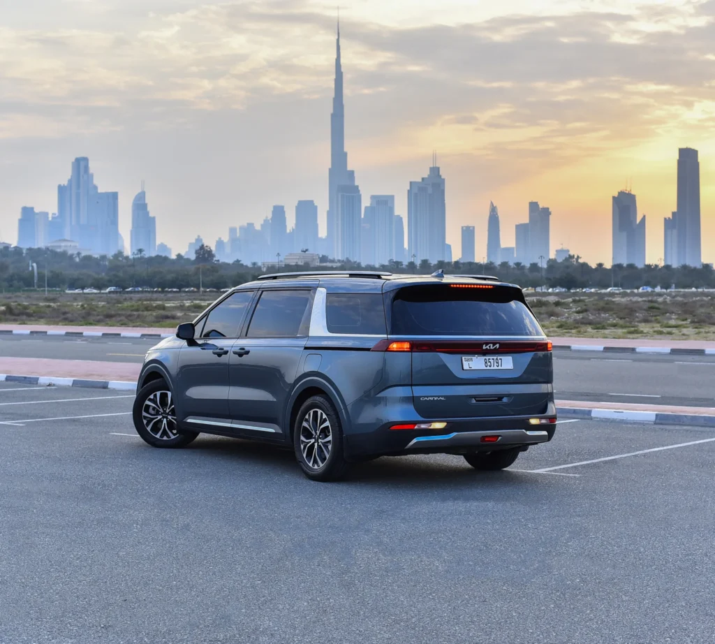 Hire Kia Carnival in Dubai – Spacious Van with Modern Features