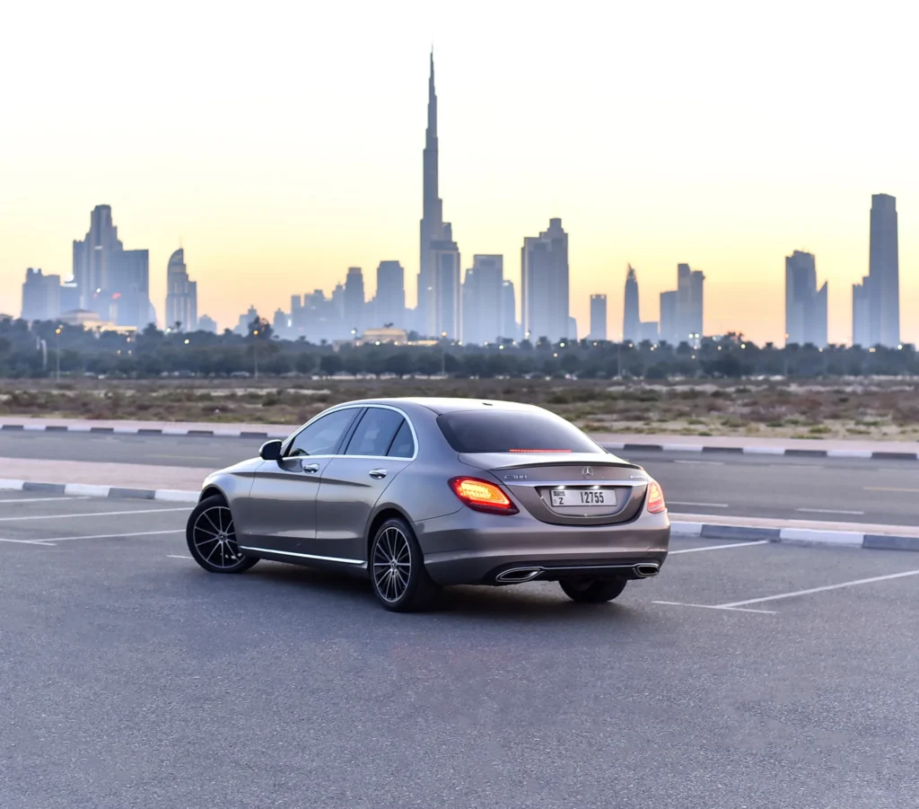 Experience the perfect blend of power, elegance, and comfort with the C300. Cruise Dubai’s stunning roads in luxury.